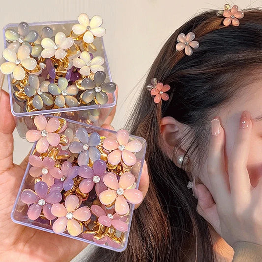 Mini Flower Hairclips